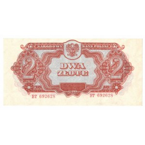 PRL, 2 Zloty 1944, BT-Serie ...owym...