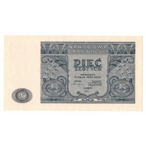 People's Republic of Poland, 5 zloty 1946