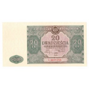 PRL, 20 Zloty 1946 G