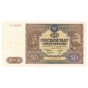 PRL, 50 złotych 1946 S