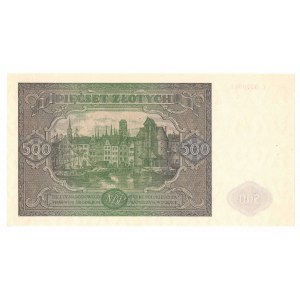People's Republic of Poland, 500 zloty 1946 I