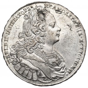 Russland, Peter II, Rubel 1727, Moskau