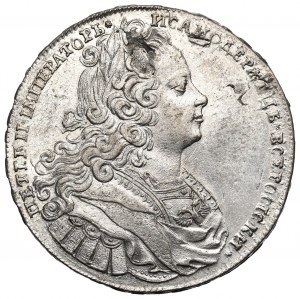Russia, Peter II, Roubl 1727