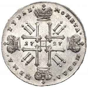 Russland, Peter II, Rubel 1727, Moskau