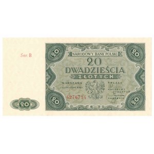 PRL, 20 Zloty 1947 B