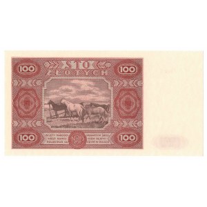 PRL, 100 złotych 1947 E