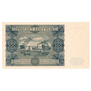 People's Republic of Poland, 500 zloty 1947 P4