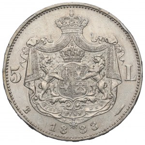Rumunia, Karol I, 5 lei 1883