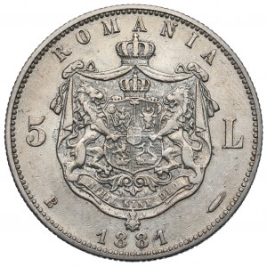 Rumunia, Karol I, 5 lei 1881