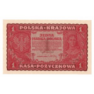 II RP, 1 marka polska 1919 I SERIA CO