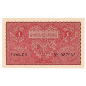 II RP, 1 Polish mark 1919 I SERIES CO.