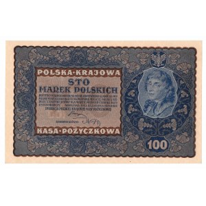 II RP, 100 polnische Mark 1919 ID SERJA C