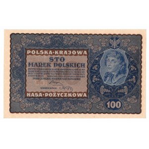 II RP, 100 marek polskich 1919 ID SERJA C