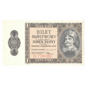 II RP, 1 Zloty 1938 IH