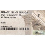 Griechenland, Thasos, Tetradrachma - NGC F