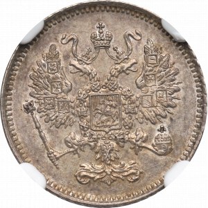 Russland, Alexander II, 10 Kopeken 1861 - NGC MS64