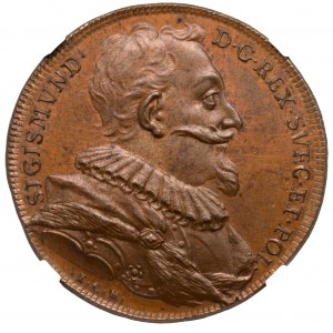 Schweden, Sigismund III Vasa Medaille - Hedlinger Suite NGC MS64 BN