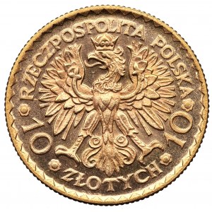 II RP, 10 Zloty 1925 Chrobry - Proof wie