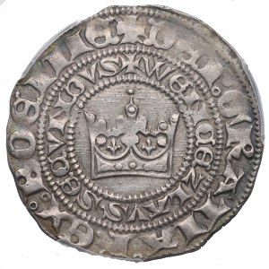 Bohemia, Wenceslaus II, Prague groschen - PCGS AU58