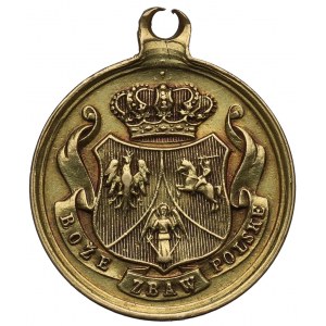 Polska, Medalik patriotyczny popowstaniowy - złoto