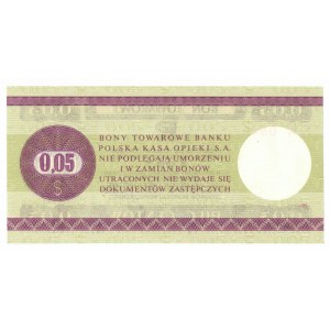 Pewex, Bon Towarowy, 5 centów 1979 - HA