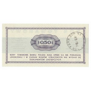 Pewex, Merchandise Voucher, 50 cents 1969 - GC