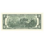 USA, Zestaw banknotów o nominale od 1 do 2 dolarów