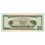 USA, Zestaw 3 banknotów o nominale 20 dolarów 1993, 1996 i 2004