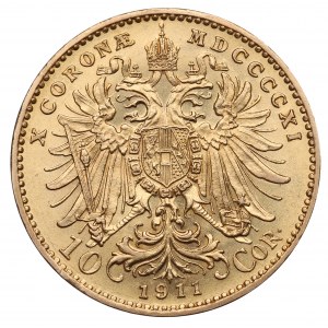 Austria, Franz Joseph, 10 kronen 1911