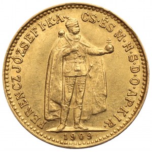 Ungarn, Franz Joseph, 10 Kronen 1909