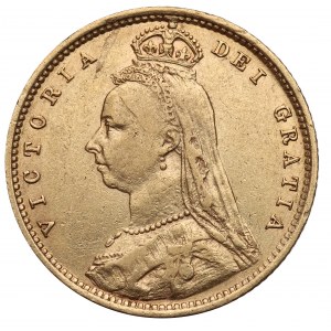 Vereinigtes Königreich, 1/2 sovereign 1891