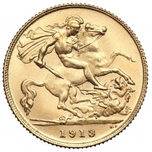 UK, 1/2 sovereign 1913
