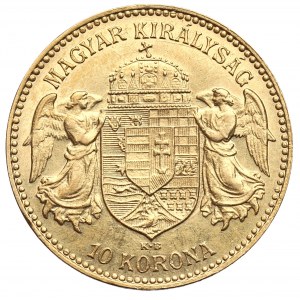 Hungary, Franz Joseph, 10 crowns 1910