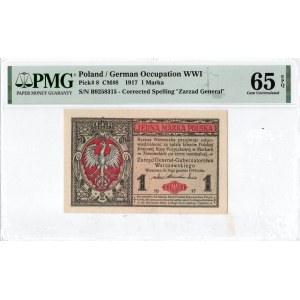 1 mkp 1916 B General - PMG 65EPQ