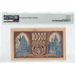 WMG, 10,000 Mark 1923 - PMG 58EPQ