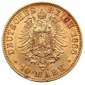 Deutschland, Preußen, 10 Mark 1888 A, Berlin