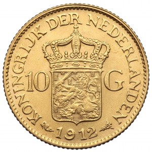 Netherlands, 10 gulden 1912