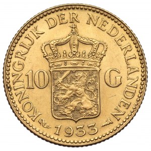 Die Niederlande, 10 Gulden 1933