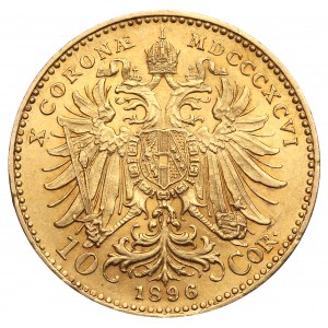 Austria, Franz Joseph, 10 kronen 1896