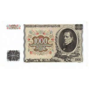 Czechosłowacja, 1.000 koron 1934 - WZÓR Ser D