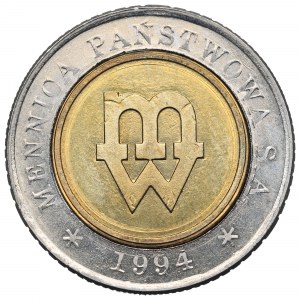 III RP, Próba Tłoczenia 5 złotych 1994