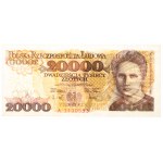 PRL, 20000 złotych 1989 A - PMG 64
