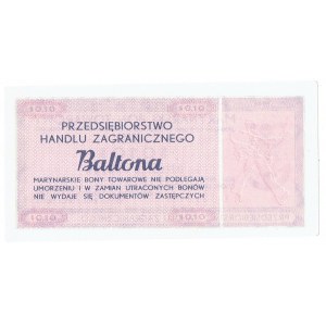 PRL, Bon Baltona, 10 centów 1973