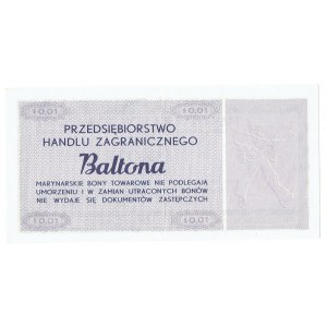 PRL, Bon Baltona, 1 cent 1973