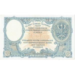 II RP, 100 złotych 1919 S.C. - PIĘKNY