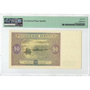 PRL, 50 Zloty 1946 N - PMG 65EPQ