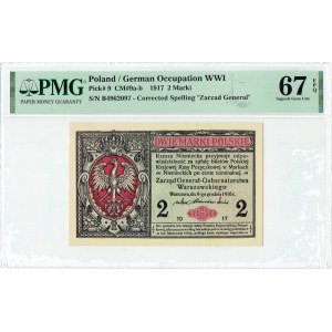 2 mkp 1916 B Allgemein - PMG 67EPQ