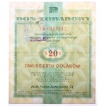 Pewex, Warengutschein, $20 1960 Dh - PMG 58