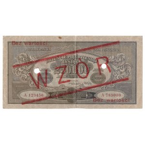 II RP, 250,000 Polish marks 1923 A - MODEL