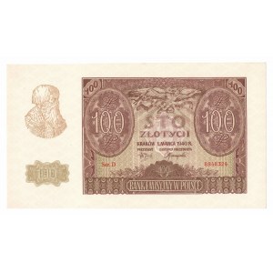 GG, 100 złotych 1940 D